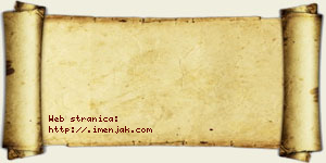 Isidora Pajić vizit kartica